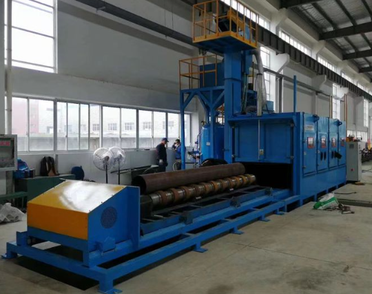 永州喷砂机在管道除锈中的现场施工应用